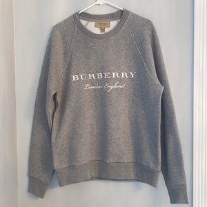 BURBERRY Sweater - Brand New! Men Size Medium - Gray